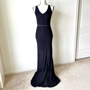 PHILOSOPHY Textured Knit Sleeveless Strappy Back Maxi Dress—SZ. Small